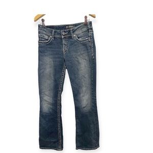 Silver Suki Jeans Womens Boot Cut